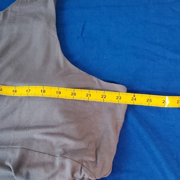 Athleta 2X Santorini High Neck Solid Heather Gray Dress - Picture 6 of 6